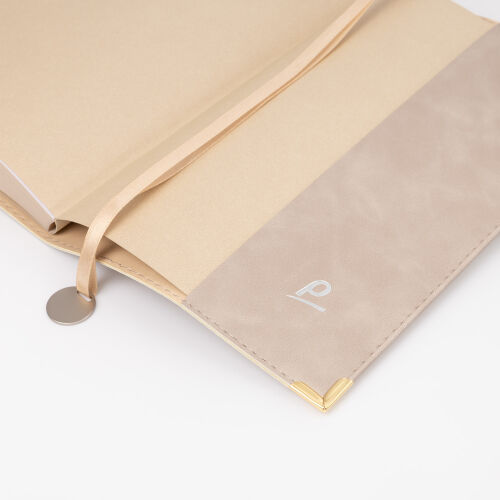 Ежедневник Прайм (Prime) недатированный, бежевый 3