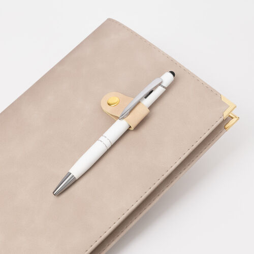 Ежедневник Прайм (Prime) недатированный, бежевый 4