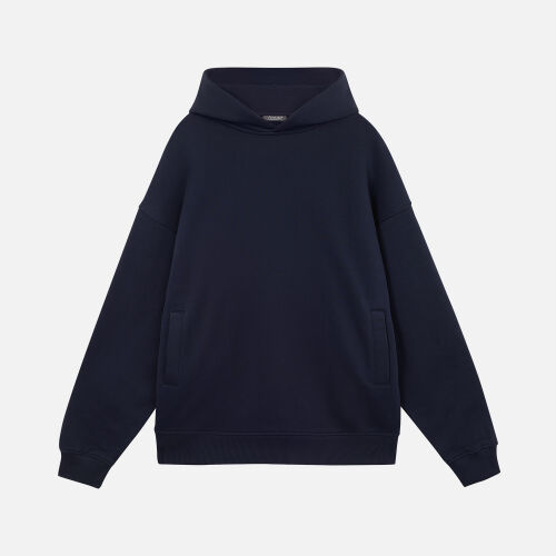 Худи оверсайз унисекс FUSION, темно-синий, размер XL/2XL 1