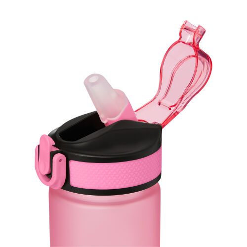 Бутылка для воды Flip mini, розовая 3