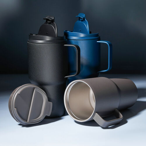 Термокружка вакуумная Aventura, серая 3