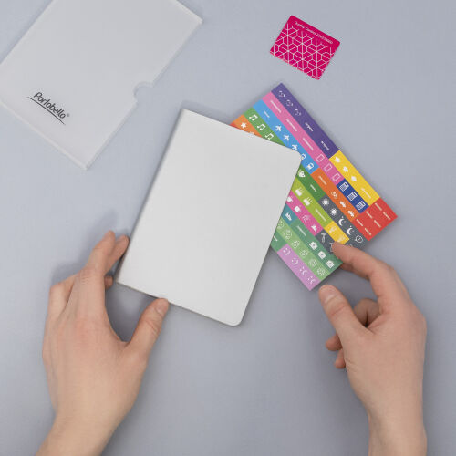Ежедневник Спарк мини (Spark mini) A6 недатированный, серебряный 2