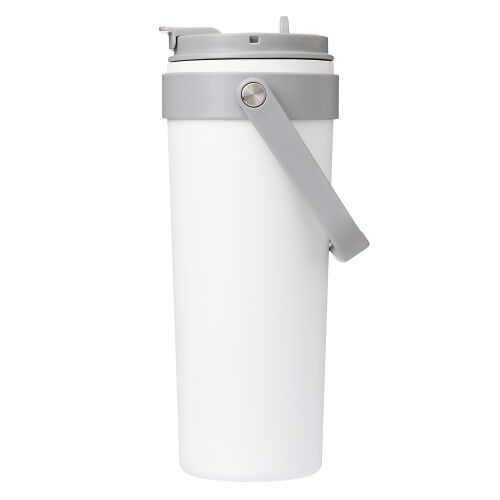 Термокружка вакуумная Solo, белая 2