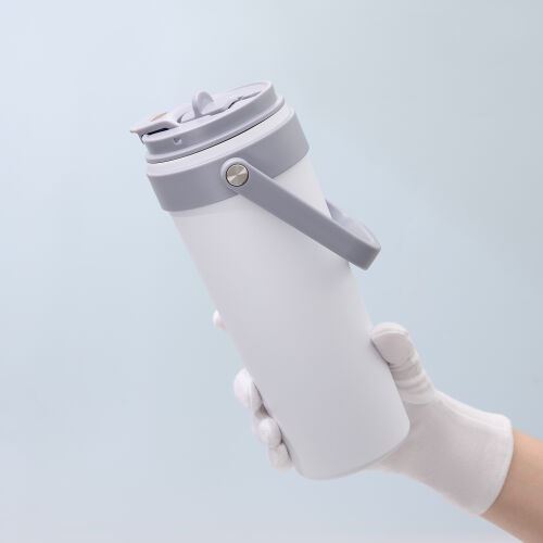 Термокружка вакуумная Solo, белая 6