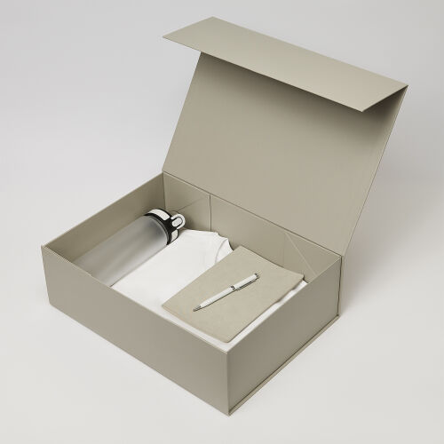 Набор с одеждой RUST NEO (футболка, бутылка, ежедневник, ручка), белый, M/L