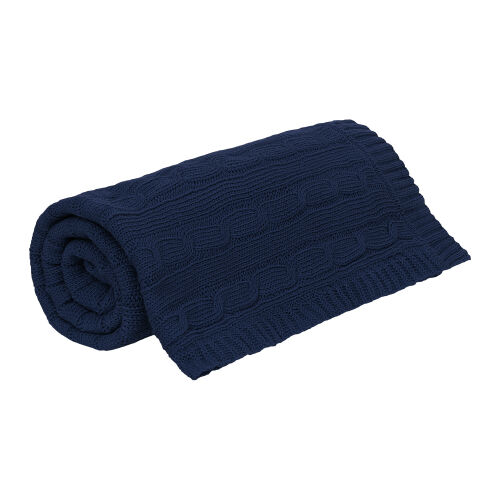 Плед Fado вязаный, синий (без подарочной коробки) 3