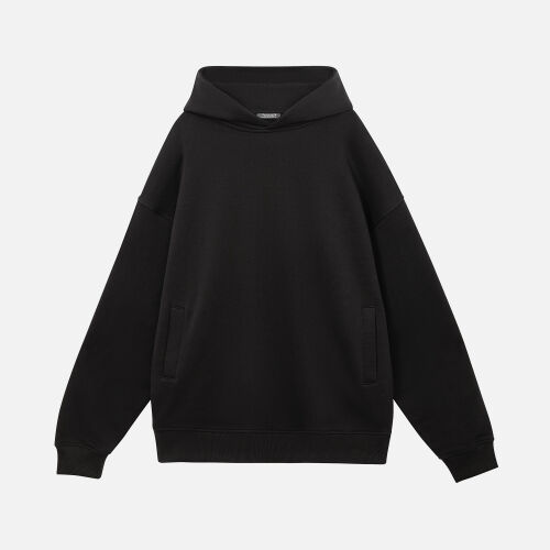 Худи оверсайз унисекс FUSION, черный, размер M/L 1