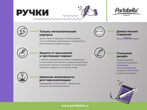 Шариковая ручка IP Chameleon, синяя 2