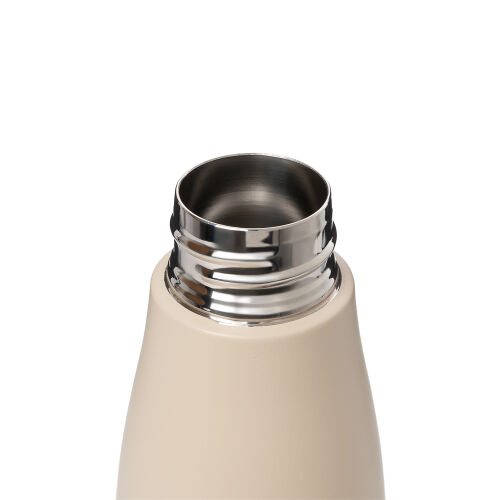 Термобутылка вакуумная герметичная Bosca, бежевая 5