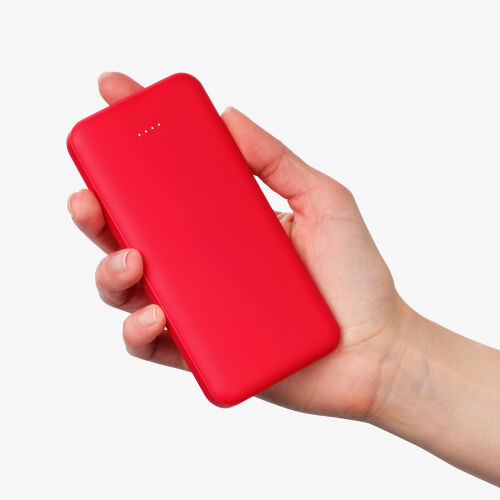 Внешний аккумулятор Elari Plus 10000 mAh, красный 3