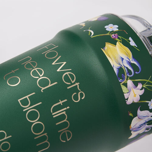 Термокружка вакуумная Monaco, темно-зеленая 5