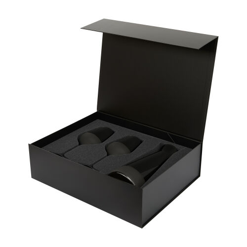 Подарочный набор декантер + 2 бокала для вина Black Edition в че 3