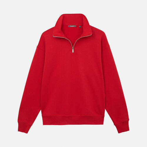 Толстовка на молнии унисекс FLOW, красная, размер XL/2XL 14