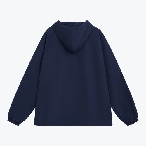 Ветровка (анорак) оверсайз унисекс RISSMAN, темно-синяя 2