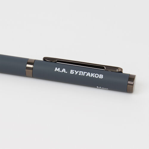 Шариковая ручка Нокс (Nox), серая 3