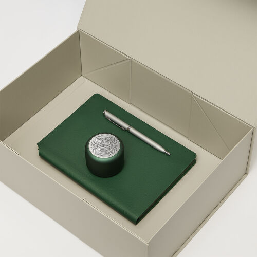 Подарочный набор Passion, Molto, зеленый (колонка, ежедневник, р 2