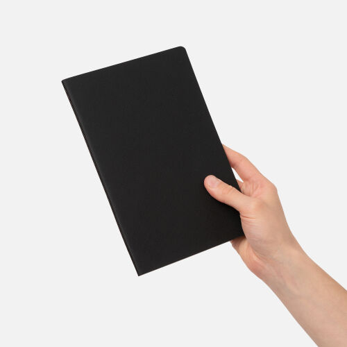 Блокнот Корса слим (Corsa slim), черный 4