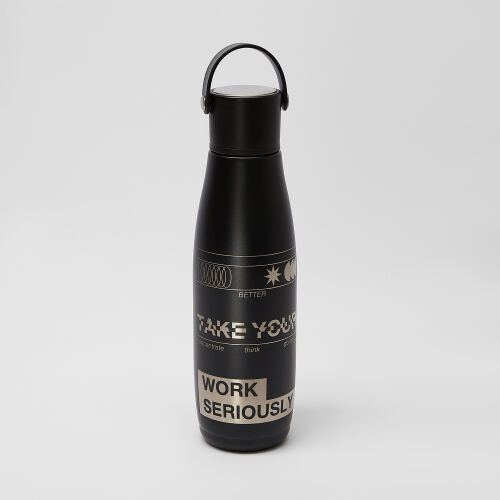 Термобутылка вакуумная герметичная Bosca, черная 4