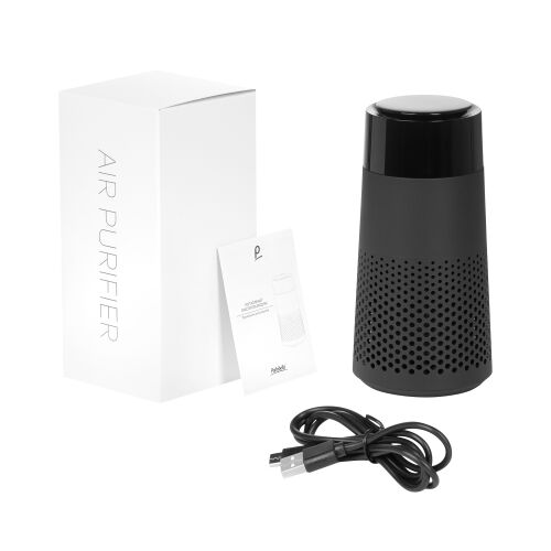 Очиститель воздуха с подсветкой Пьюр (Pure), черный 7