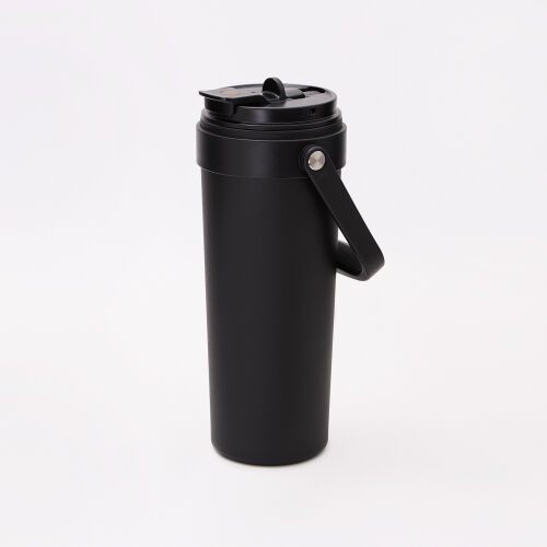 Термокружка вакуумная Solo, черная 7