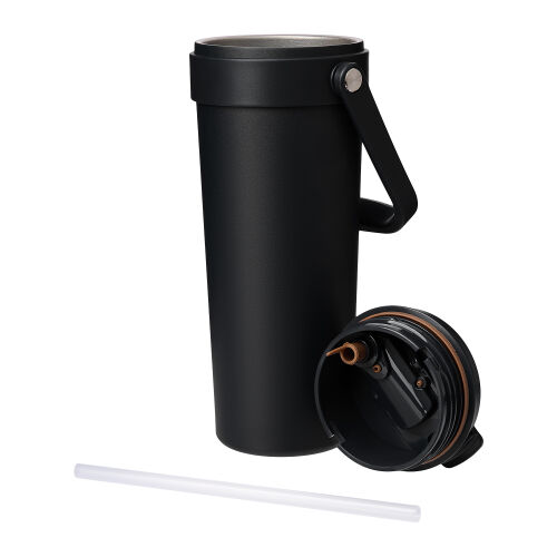 Термокружка вакуумная Solo, черная 5