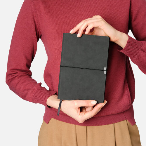 Ежедневник In Velour недатированный, черный 4