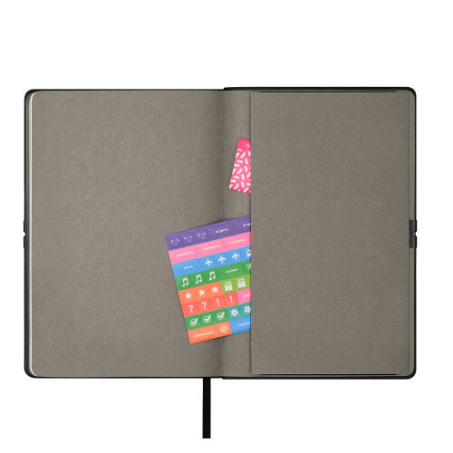 Ежедневник In Velour недатированный, черный 7