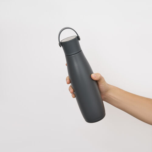 Термобутылка вакуумная герметичная Боска (Bosca), серая 5