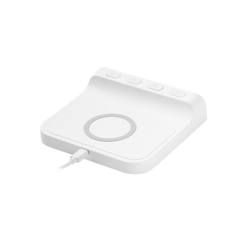 Зарядная станция с часами 15W Ригель (Rigel), белая 4