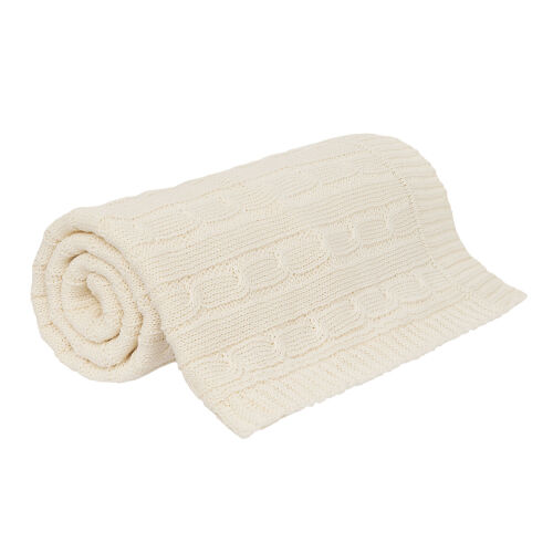 Плед Fado вязаный, бежевый (без подарочной коробки) 3