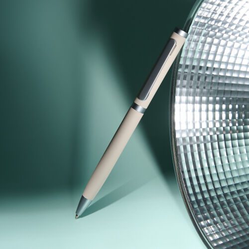 Шариковая ручка Нокс (Nox), бежевая 4