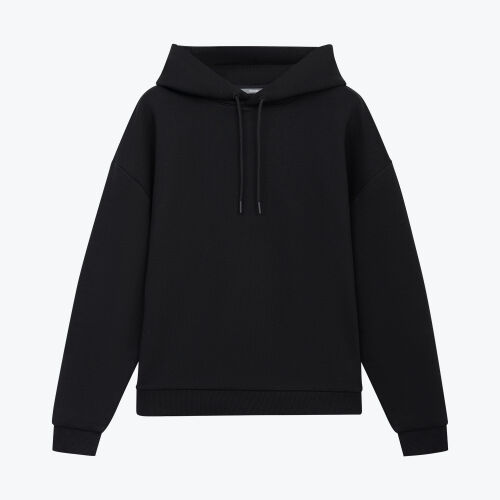 Худи релакс унисекс Баланс (Balance), с начесом, черный, размер  1