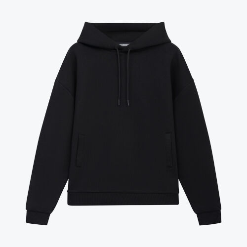 Худи релакс унисекс Баланс (Balance), с начесом, черный, размер  2