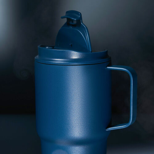 Термокружка вакуумная Aventura, синяя 3