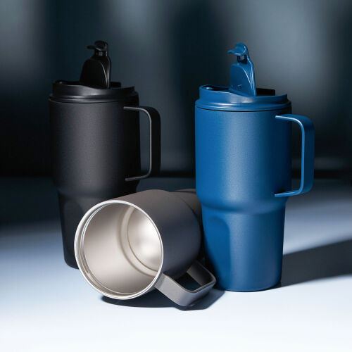 Термокружка вакуумная Aventura, синяя 4