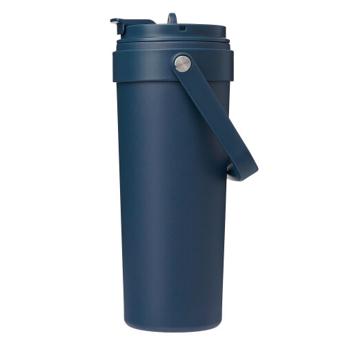 Термокружка вакуумная Solo, синяя 2