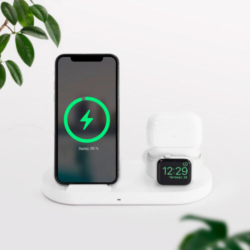 Беспроводная зарядная станция 3в1 Prime 4