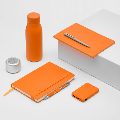 Внешний аккумулятор с подсветкой Анкор (Ancor) 5000 mAh, оранжев 5
