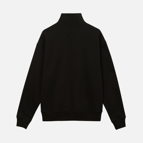 Толстовка на молнии унисекс Флоу (Flow), черная, размер 3XL/4XL 2