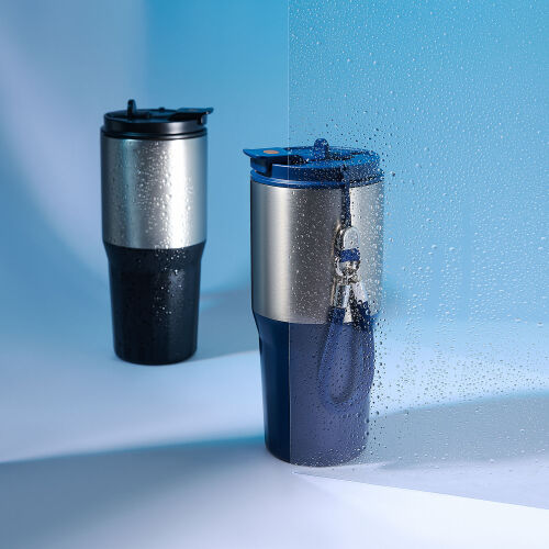 Термокружка вакуумная Авеню, серая 7