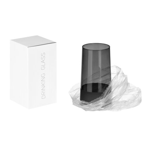 Стакан для воды высокий Блэк Эдишн (Black Edition), черный 5
