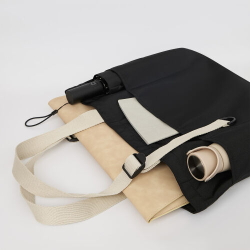 Сумка для покупок Сола (Sola), черная 5