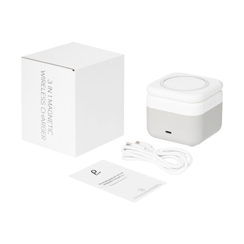 Беспроводная зарядная станция 3в1 15W Куб (Cube Wireless Magneti 6