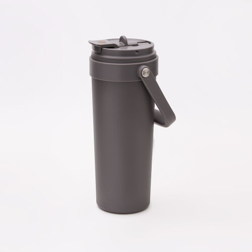 Термокружка вакуумная Solo, серая 7