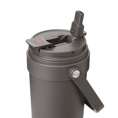 Термокружка вакуумная Solo, серая 2