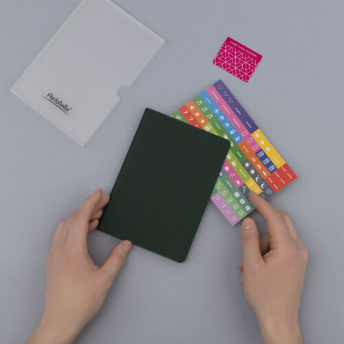 Ежедневник Спарк мини (Spark mini) A6 недатированный, зеленый 6