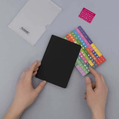 Ежедневник Спарк мини (Spark mini) A6 недатированный, черный 1