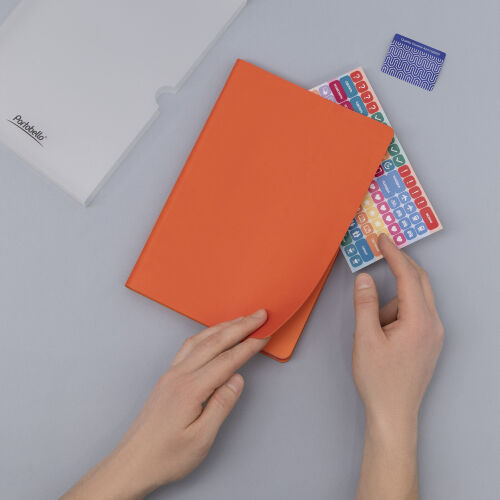 Ежедневник Латте (Latte NEW) недатированный, оранжевый/оранжевый 4