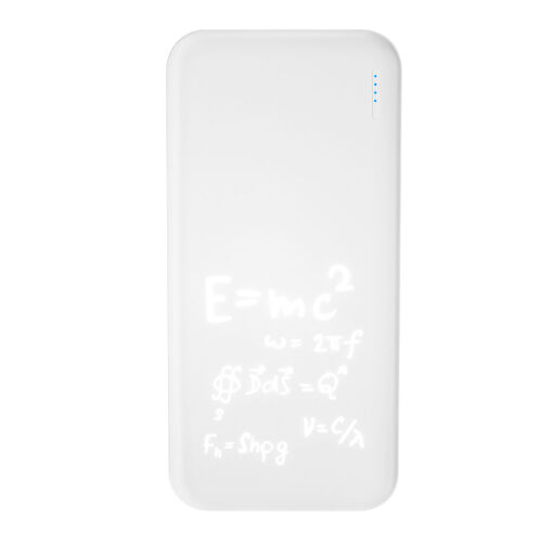 Внешний аккумулятор с подсветкой Люче (Luce) 10000 mAh, белый 4
