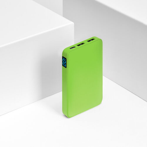 Внешний аккумулятор с подсветкой Анкор (Ancor) 5000 mAh, салатов 1